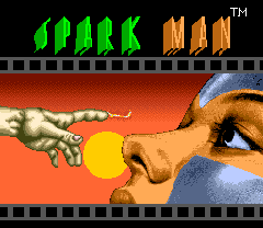 Spark Man (v 2.0, set 1) Title Screen
